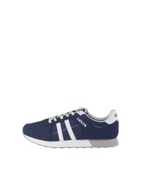 dunkelblaue niedrige Sneakers von Levi's