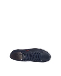 dunkelblaue niedrige Sneakers von Levi's