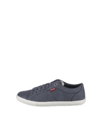 dunkelblaue niedrige Sneakers von Levi's