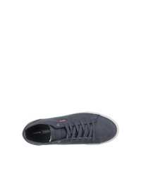 dunkelblaue niedrige Sneakers von Levi's