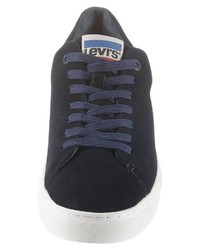 dunkelblaue niedrige Sneakers von Levi's