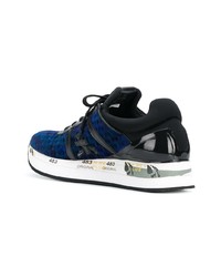 dunkelblaue niedrige Sneakers von Premiata