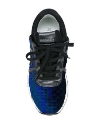 dunkelblaue niedrige Sneakers von Premiata