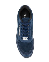 dunkelblaue niedrige Sneakers von Plein Sport