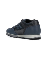 dunkelblaue niedrige Sneakers von Hogan