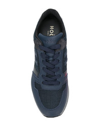 dunkelblaue niedrige Sneakers von Hogan