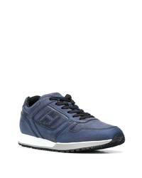 dunkelblaue niedrige Sneakers von Hogan