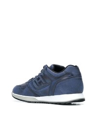 dunkelblaue niedrige Sneakers von Hogan