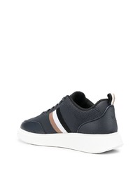 dunkelblaue niedrige Sneakers von BOSS