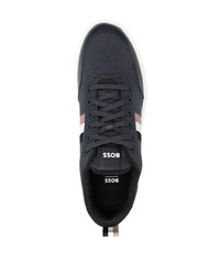 dunkelblaue niedrige Sneakers von BOSS