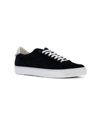 dunkelblaue niedrige Sneakers von Givenchy