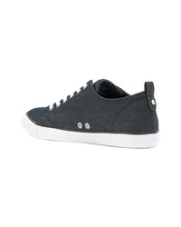 dunkelblaue niedrige Sneakers von Calvin Klein Jeans