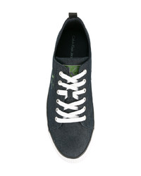 dunkelblaue niedrige Sneakers von Calvin Klein Jeans