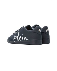 dunkelblaue niedrige Sneakers von Philipp Plein