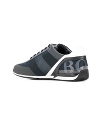 dunkelblaue niedrige Sneakers von BOSS HUGO BOSS