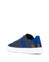 dunkelblaue niedrige Sneakers von Hogan