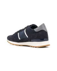 dunkelblaue niedrige Sneakers von Philippe Model