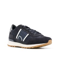 dunkelblaue niedrige Sneakers von Philippe Model