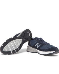 dunkelblaue niedrige Sneakers von New Balance