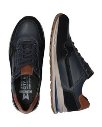 dunkelblaue niedrige Sneakers von Mephisto