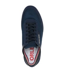 dunkelblaue niedrige Sneakers von Orlebar Brown