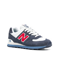 dunkelblaue niedrige Sneakers von New Balance