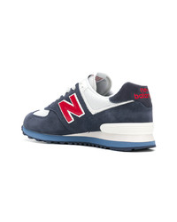 dunkelblaue niedrige Sneakers von New Balance