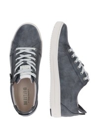 dunkelblaue niedrige Sneakers von Mustang