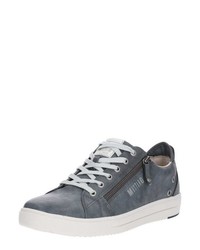 dunkelblaue niedrige Sneakers von Mustang