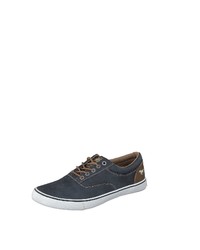 dunkelblaue niedrige Sneakers von Mustang Shoes