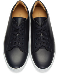 dunkelblaue niedrige Sneakers von A.P.C.