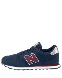 dunkelblaue niedrige Sneakers von New Balance