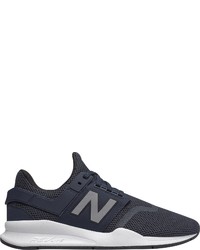 dunkelblaue niedrige Sneakers von New Balance