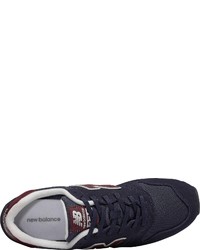 dunkelblaue niedrige Sneakers von New Balance