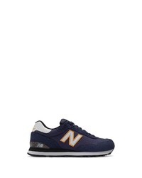 dunkelblaue niedrige Sneakers von New Balance