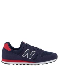 dunkelblaue niedrige Sneakers von New Balance