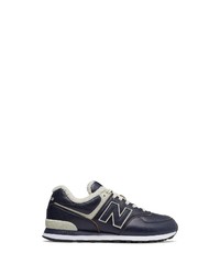 dunkelblaue niedrige Sneakers von New Balance