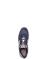 dunkelblaue niedrige Sneakers von New Balance