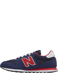 dunkelblaue niedrige Sneakers von New Balance