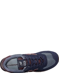 dunkelblaue niedrige Sneakers von New Balance