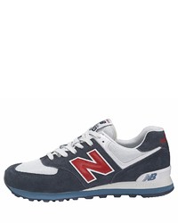 dunkelblaue niedrige Sneakers von New Balance