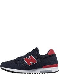 dunkelblaue niedrige Sneakers von New Balance