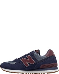 dunkelblaue niedrige Sneakers von New Balance