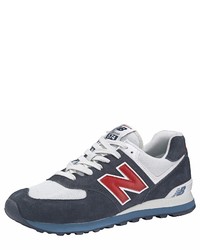 dunkelblaue niedrige Sneakers von New Balance