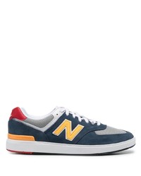 dunkelblaue niedrige Sneakers von New Balance