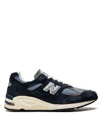 dunkelblaue niedrige Sneakers von New Balance