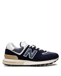 dunkelblaue niedrige Sneakers von New Balance