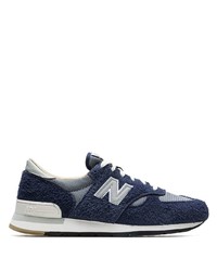 dunkelblaue niedrige Sneakers von New Balance