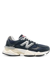 dunkelblaue niedrige Sneakers von New Balance