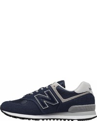 dunkelblaue niedrige Sneakers von New Balance